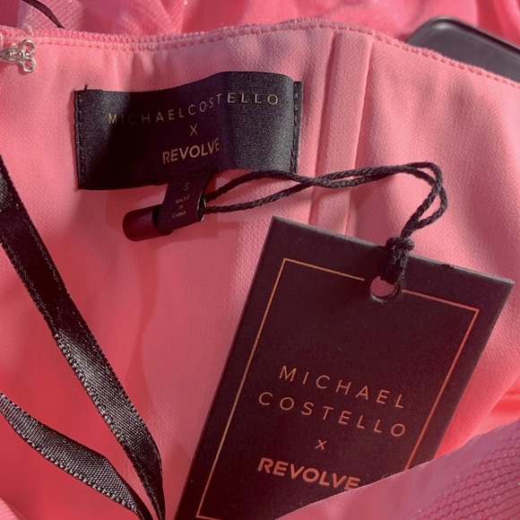 Michael Costello x REVOLVE India Midi Dress in Pink Size S - Picture 4 of 6